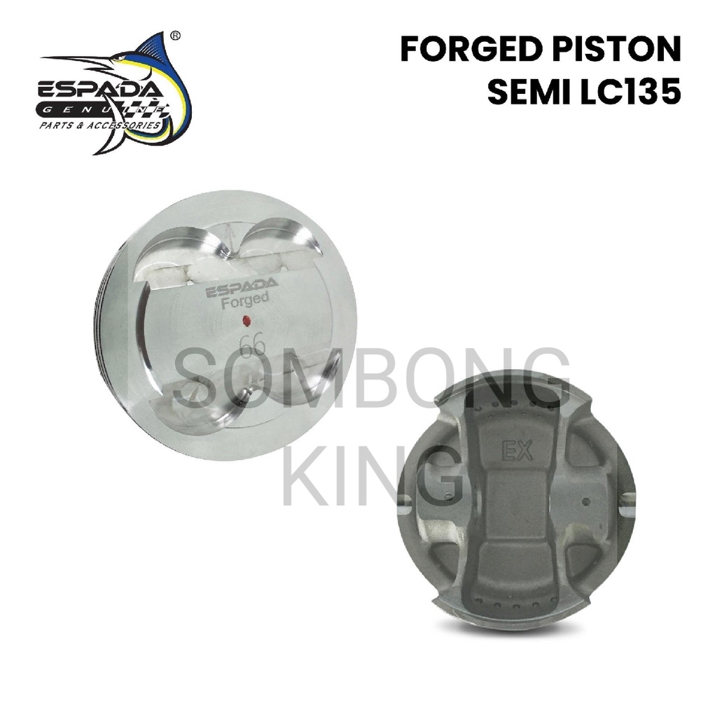 PISTON KIT FORGED SEMI (ESPADA) 66MM LC135