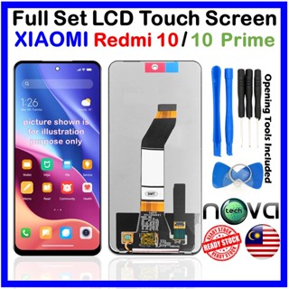 Ngs ชุดหน้าจอสัมผัส LCD พร้อมเครื่องมือเปิด สําหรับ XIAOMI Redmi 10 / XIAOMI Redmi 10 Prime