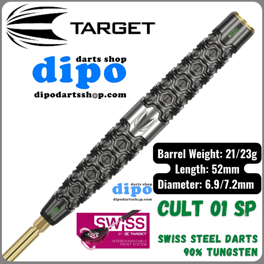 TARGET Swiss Steel Darts - CULT 01 SP (90% Tungsten)
