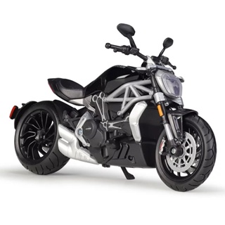 รถโมเดลมอเตอร์ไซค์บิ๊กไบค์DUCATA X Diavel S สเกล1:12 รายละเอียดสวยเป็นงานโมเดลแบบตั้งโชว์