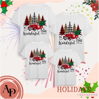 T-Christmas Trees Family T-Shirt Design