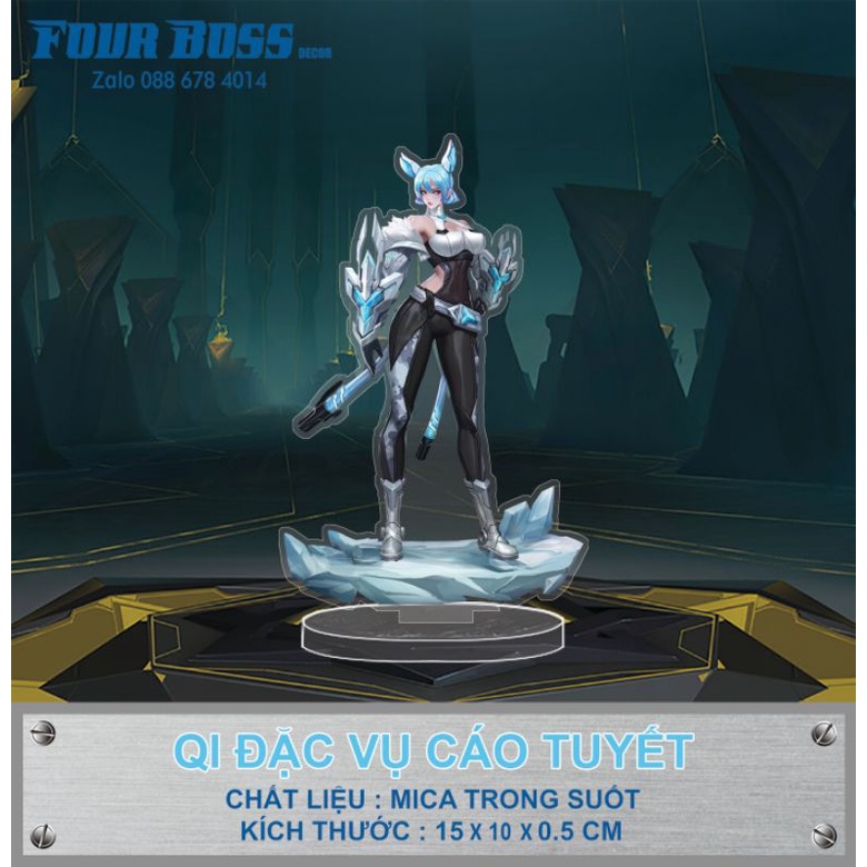 โมเดลของ Qi ทั่วไป ตัวแทน Snow Fox ในเกม Lien Quan Mobile - Arena of Valor