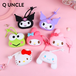 พร้อมส่ง Sanrio ของแท้ ได้รับอนุญาต เด็ก การ์ตูน มินิ ซิลิโคน กระเป๋า หูใหญ่ สุนัข กระเป๋าเก็บหูฟัง