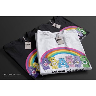 【2022tshirts】พร้อมส่ง เสื้อยืดOversize CARE BEAR พร้อมส่ง ผ้าคอตตอลนิ่ม 0OGE