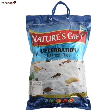 จัดส่งทันที☞✺ข้าวบาสมาติก Nature Gift Celebration Basmati Rice 5 KG