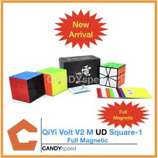 รูบิค QiYi X-Man Volt V2 M UD Square-1 Full Magnetic | By CANDYspeed