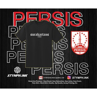 เสื้อยืดผ้าฝ้ายพรีเมี่ยม เสื้อยืด ลาย Surakartans SOLO PERSIS PASOEPATI