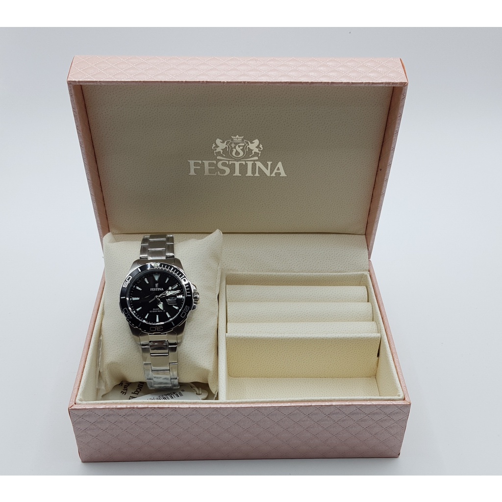 นาฬิกา FESTINA WOMEN'S F20503/E 34 MM QUARTZ พร้อมกล่อง (ใหม่)