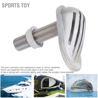 Sports Toy MJS023 Stainless Steel 316 Marine Boat Intake Strainer Thru‑Hull Water Pickup Filter Scoop