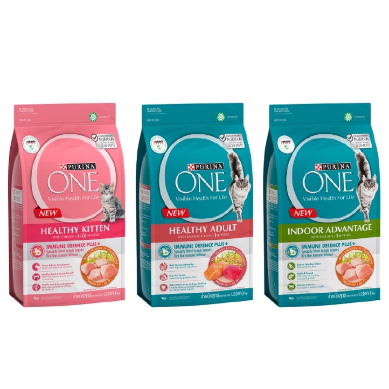 PURINA ONE เพียวริน่า วัน อาหารแมว ขนาด 380ก. (เลือกรสได้)