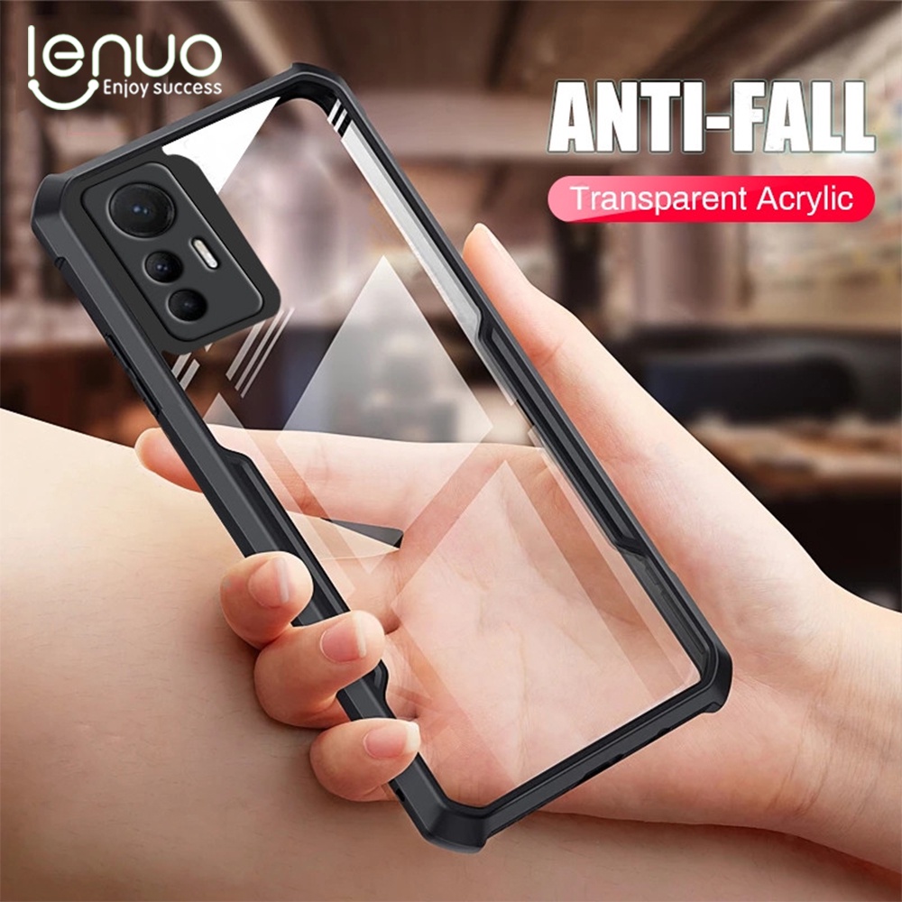 Lenuo เคสใส กันกระแทก บางพิเศษ สําหรับ Xiaomi 12T Pro 11T Pro 12 Lite 11 Lite 10T Pro
