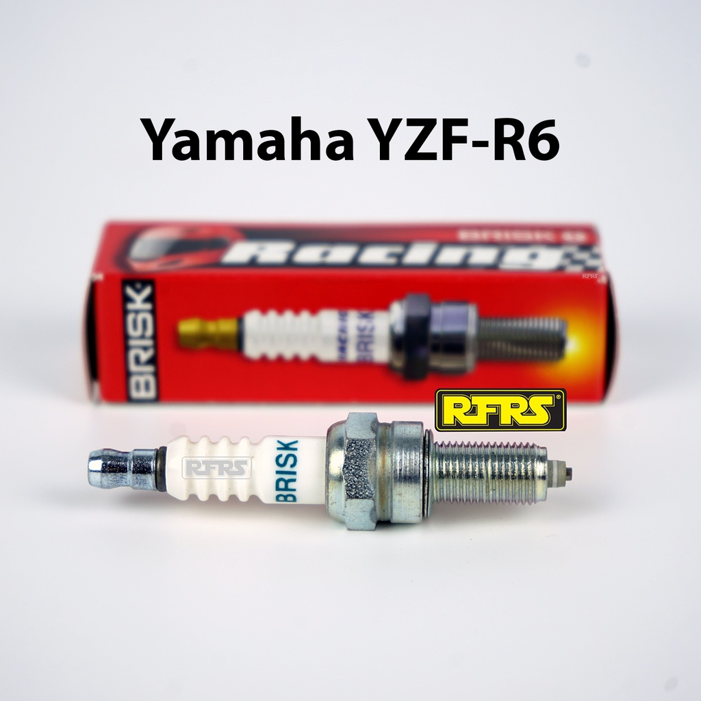 หัวเทียน BRISK PREMIUM ZS ไร้เขี้ยว Yamaha YZF-R6 Spark Plug (SZ01RA) รองรับเฉพาะเบนซิน95 Made in EU