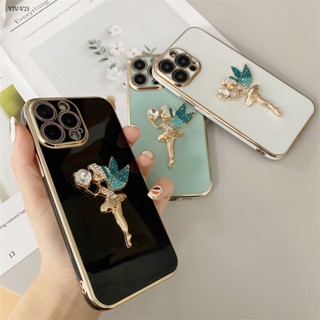 VIVO V23 V25 V25E V23E V21 V21E V20 Z1 Pro SE 2021 5G เคสวีโว่ สำหรับ Case Lovely Elegant Girl เคสนิ่ม เคส เคสโทรศัพท์ เคสมือถือ Casing Case Luxury Phone Case Electroplating Casing Soft TPU Cover