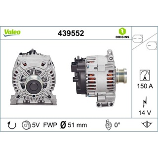 439552 ไดชาร์จ Valeo รุ่น BENZ OM640 W169/W245 OM646 W204 C200CDI, C250CDI