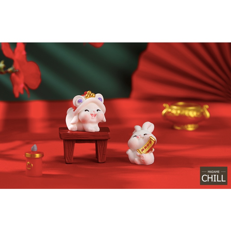 [MC391] ตุ๊กตุ่นจิ๋ว กระต่าย ต้อนรับ ตรุษจีน 🐰💰 (1 ตัว ราคา 7, 10, 15, 20 บาท) - รูปที่ 5