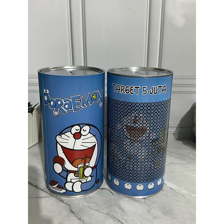 TARGET 5 MILLION PIGGY BANK 5K DORAEMON PACKAGING เปิดและปิด l