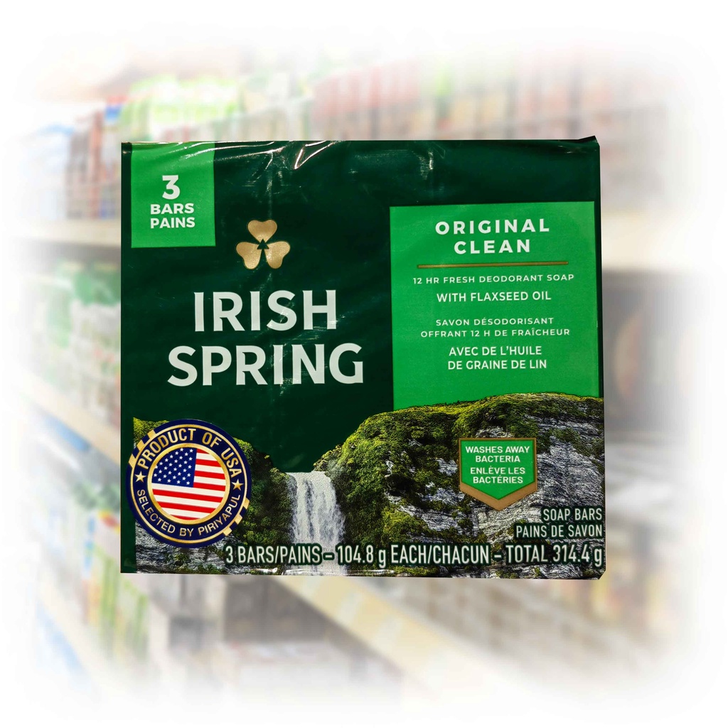 ไอริช สปริง สบู่ก้อน_IRISH SPRING BAR SOAP สูตร ออริจินัล