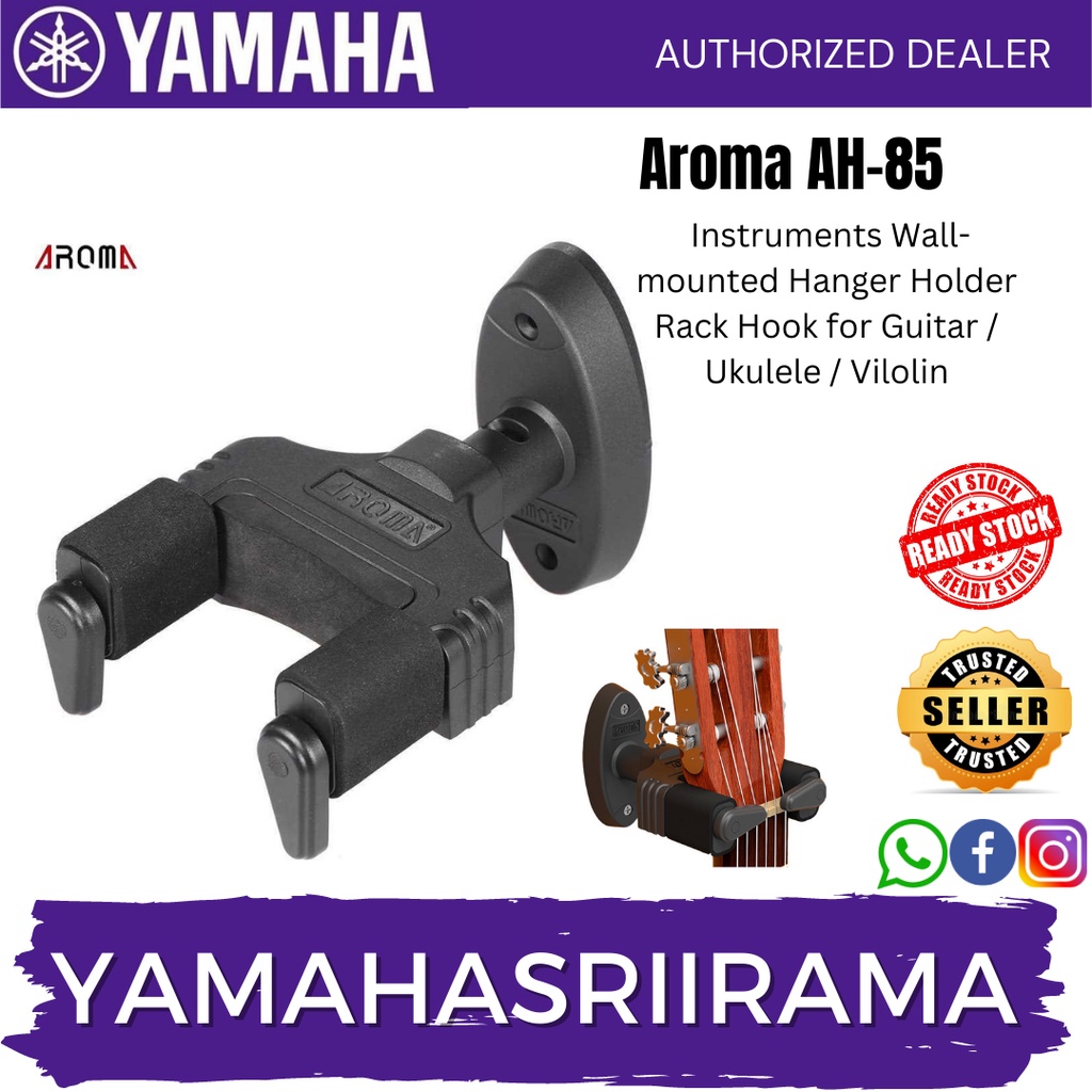 Aroma AH-81/AH-85 Instruments ที่แขวนติดผนัง Hook สําหรับกีตาร์ / อูคูเลเล่ / Vilolin