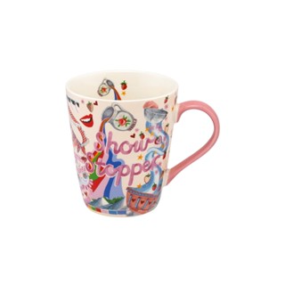 Cath Kidston Stanley Mug GBBO Showstopper Placement Pink/Cream