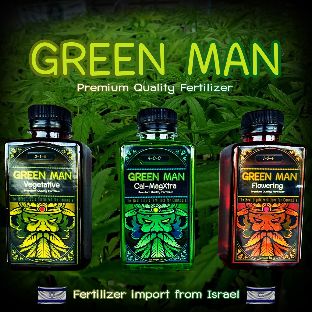 ปุ๋ยสูตรเข้มข้น GREEN MAN ฉีดพ่นทางใบ ธาตุหลัก+ธาตุเสริม ผสมน้ำได้ 250 ลิตร ของดีราคาถูก