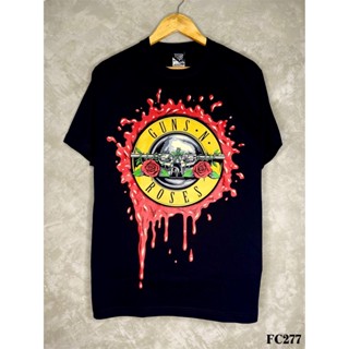 Gnrเสื้อยืดสีดำสกรีนลายFC277