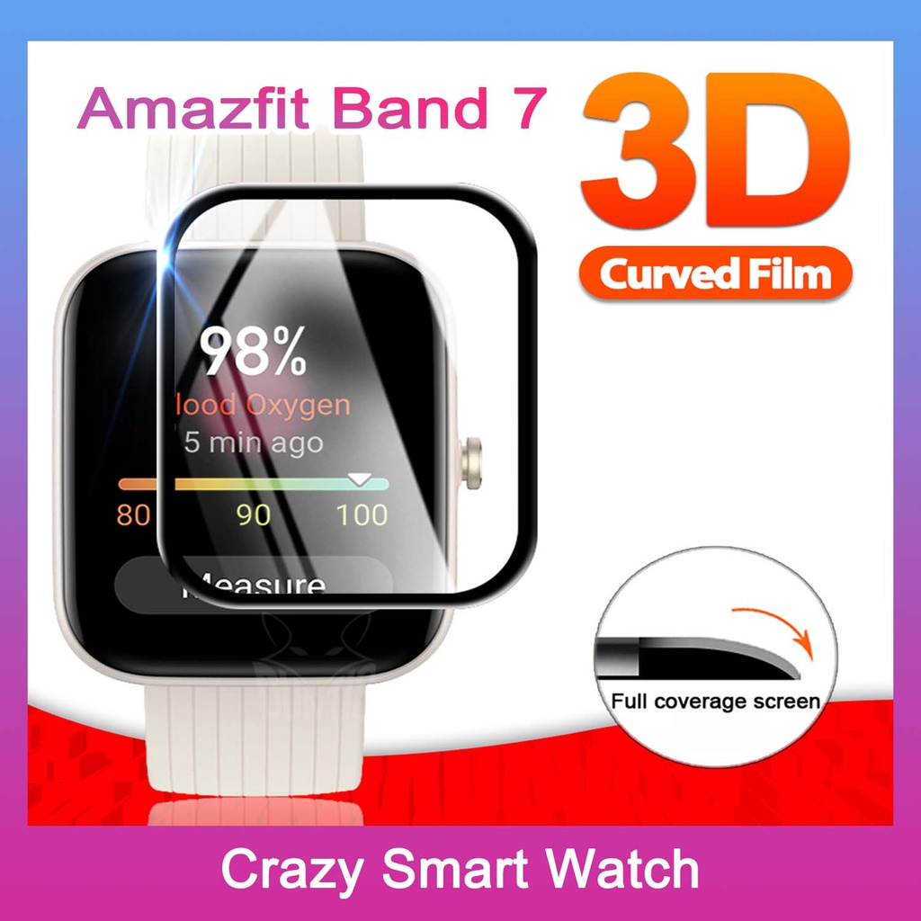ABU-3D พร้อมส่ง ฟิล์ม Amazfit Bip U / Bip U Pro ฟิล์มกันรอย เต็มจอ ฟิล์ม3D ฟิล์มกันรอย amazfit bip u / bip u pro