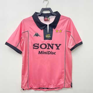 เสื้อกีฬาแขนสั้น ลายทีมชาติฟุตบอล Juve pink AAA 97-98 ไซซ์ S-XXL