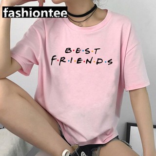 Best FRIENDS Tshirt Femme Letters Print Graphic Tees Women Melanin Black Girl Friends TV Show T-shirt Christmas Cute Pin