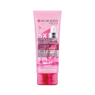 (100ml.) Rojukiss Glow &amp; Bright Serum Cleanser โรจูคิส โกลว์ แอนด์ ไบรท์ เซรั่ม คลีนเซอร์