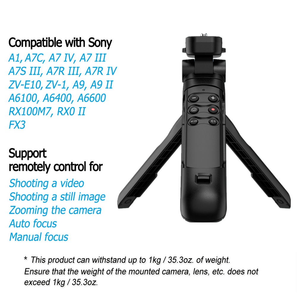 Wireless Grip Tripod Remote Control Vlogging Tripod YouTube TikTok for