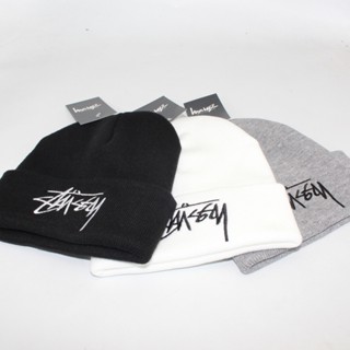 stussy หมวกบีนนี่ คุณภาพสูง สไตล์ฮิปฮอปของมหาวิทยาลัย