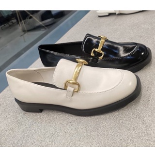 Charles&amp;keith รองเท้ารุ่น Metallic Accent Loafers CK1-70900409 แท้จากชอป พร้อมอุปกรณ์