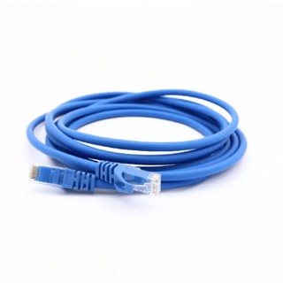 (547) NAVA IT สาย LAN CAT 5E สายแลนเข้าหัวสำเร็จรูป ยาว 40 เมตร สีฟ้า ประกัน 1 ปี