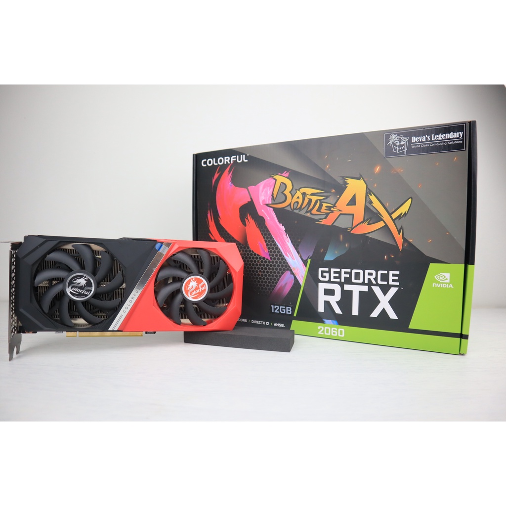 การ์ดจอ Colorful GeForce RTX 2060 12GB มือสอง มีประกัน