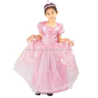 DF-002 ชุดแฟนซีเด็กผู้หญิง ชุดเจ้าหญิงนิทรา + ที่คาดผม Size-120/L(5-6Y)