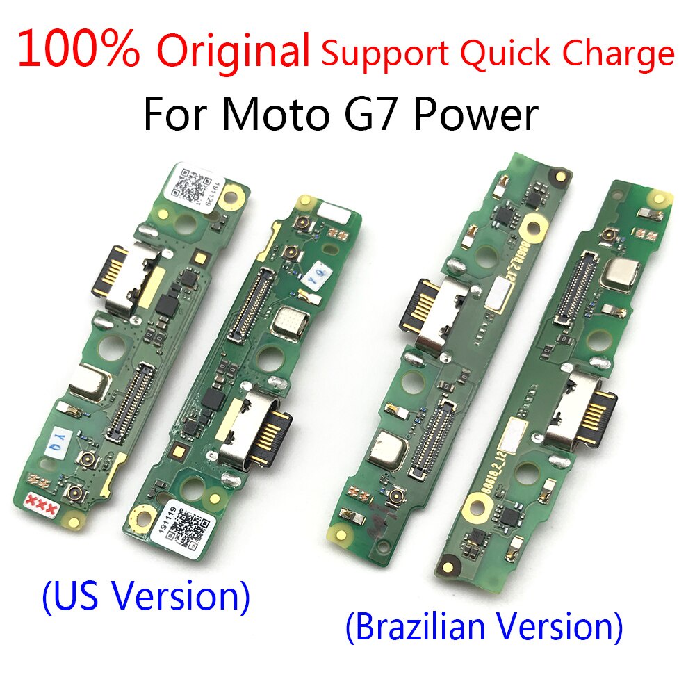 ใหม่สําหรับ Motorola Moto G7 Power G6 G7 เล่นพอร์ตชาร์จ USB ไมโครโฟน Dock Connector Flex Cable