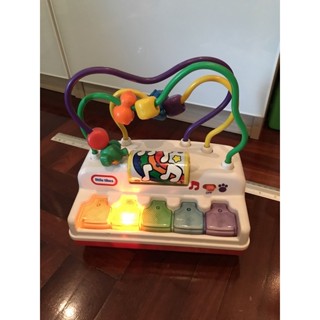 เปียโน ขดลวด littletikes เสริมพัฒนาการ ของแท้ มีเสียงมีไฟ สภาพ93%
