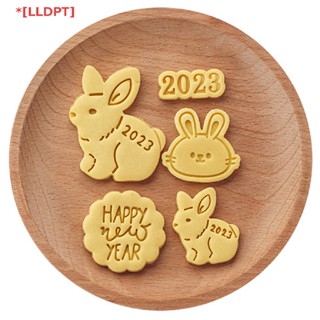 [LLDPT] 2023 Happy New Year Rabbit Biscuit Mold Cartoon Animal Mini Cookie Fondant Cutg Pressing Mold DIY Baking Mold Cookie Cutter NEW