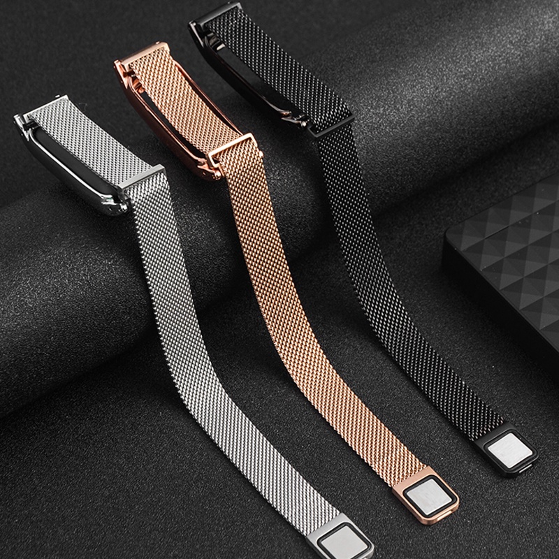 สายนาฬิกาสแตนเลสสำหรับ OPPO BAND สายนาฬิกาโลหะสไตล์มิลาน - รูปที่ 5