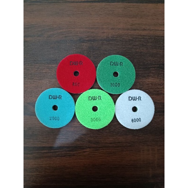 แผ่นรองเพชร DW-R/แผ่นรองฟองน้ําเพชร DW-R grit 800, 000,2000,3000,6000