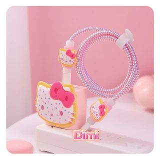 พร้อมส่งจากไทย ชุดถนอมสายชาร์จการ์ตูน สำหรับไอโฟน 18w 20w 35w