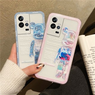 เคสโทรศัพท์มือถือแบบใส กันกระแทก ลายการ์ตูนหมีน่ารัก สําหรับ VIVO iQOO 11 5G 2022 iQOO11 5G Vivoiqoo11