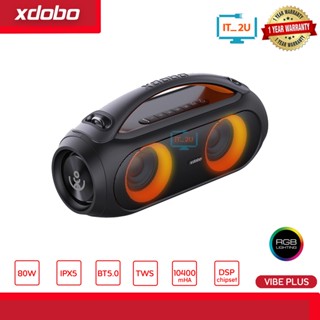 Xdobo Vibe Plus Bluetooth 5.0 Speaker 80Watt  RGB Lighting ลำโพงปาร์ตี้ พกพา