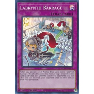 การ์ด Yugioh - TCG - Labrynth Barrage / TAMA-EN025