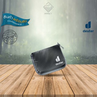 Deuter กระเป๋าเงิน สีดำ ZIP WALLET