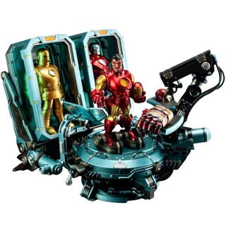 Iron Man Hall of Armor Set B with Diorama Base