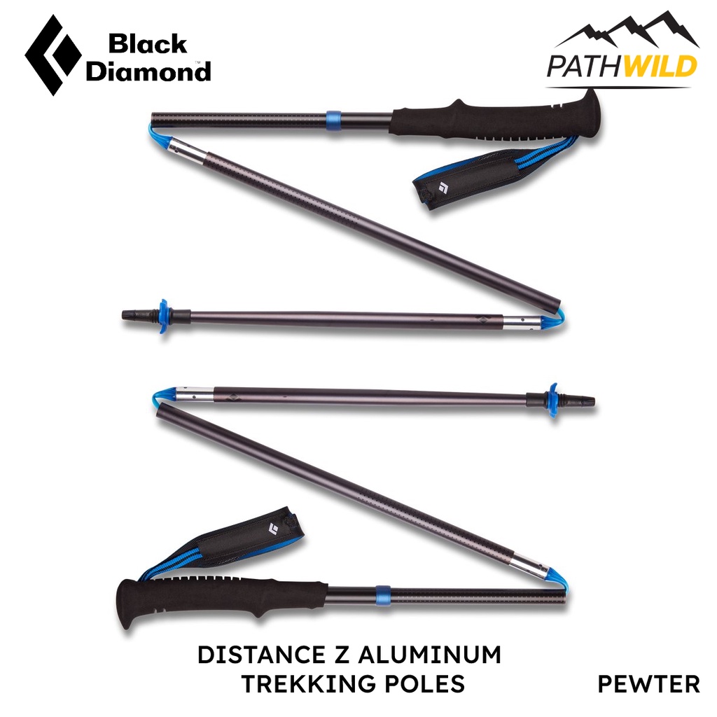 BLACK DIAMOND DISTANCE Z ALUMINUM TREKKING POLES ไม้เท้าสำหรับวิ่งเทรล เดินป่า Trekking Hikiing น้ำหนักเบา พับเก็บเล็ก
