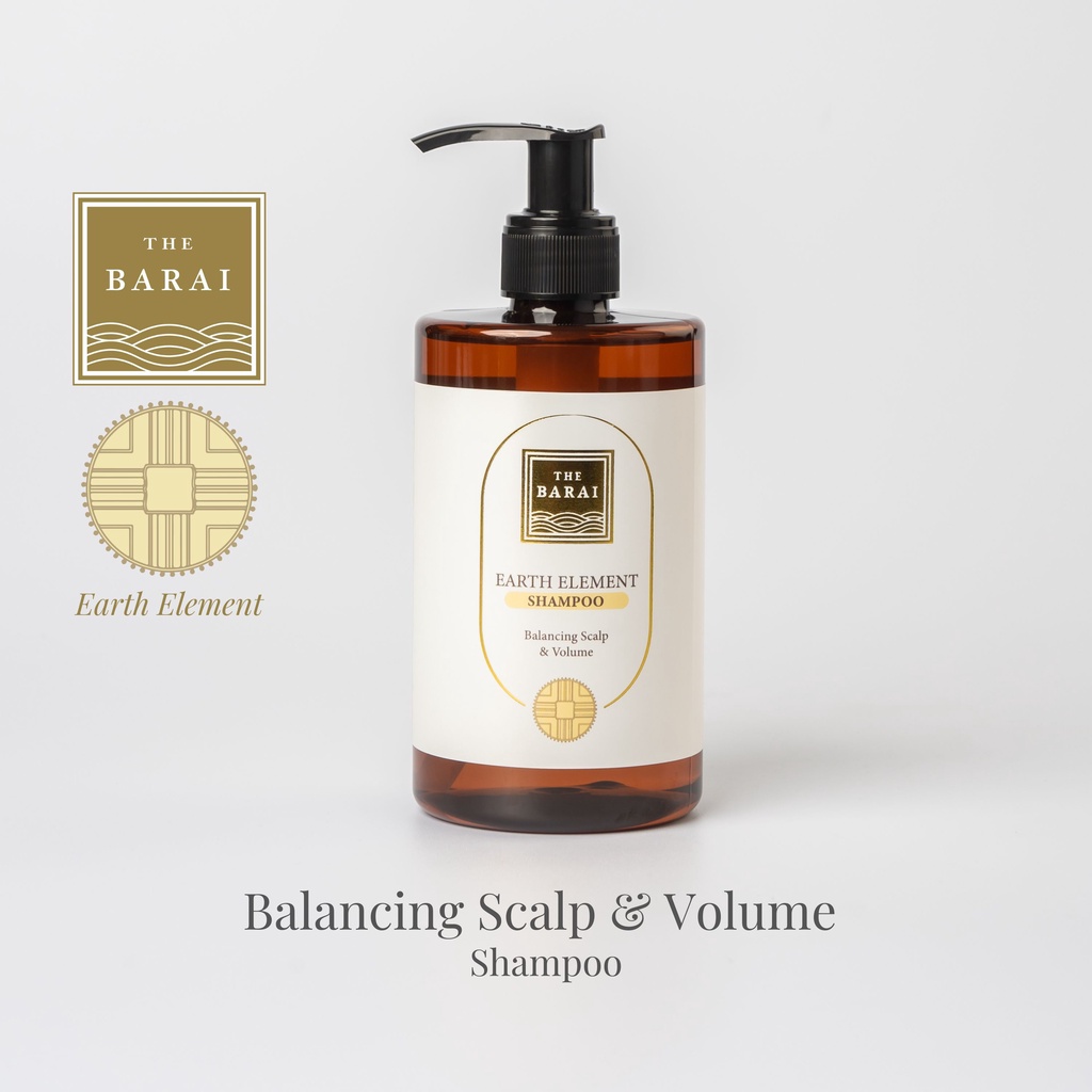 THE BARAI Balancing Scalp & Volume Shampoo 320ml  เดอะ บาราย แชมพูเพื่อผมหนานุ่มและฟื้นบำรุงหนังศรีษะ