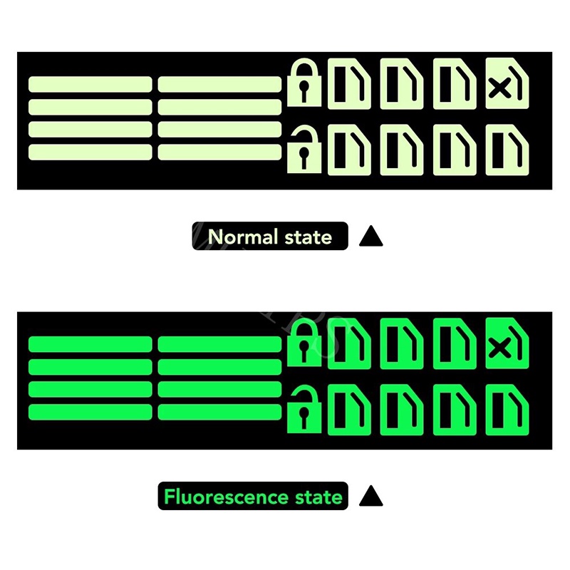 สติกเกอร์เรืองแสง เพื่อความปลอดภัย สําหรับติดประตู หน้าต่างรถยนต์ - รูปที่ 6