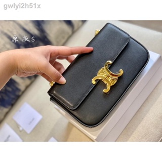 ✓♘2022 New Arc de Triomphe Golden Lock underarm bag classic cowhide Casual Shoulder Messenger Bag Womens Bag